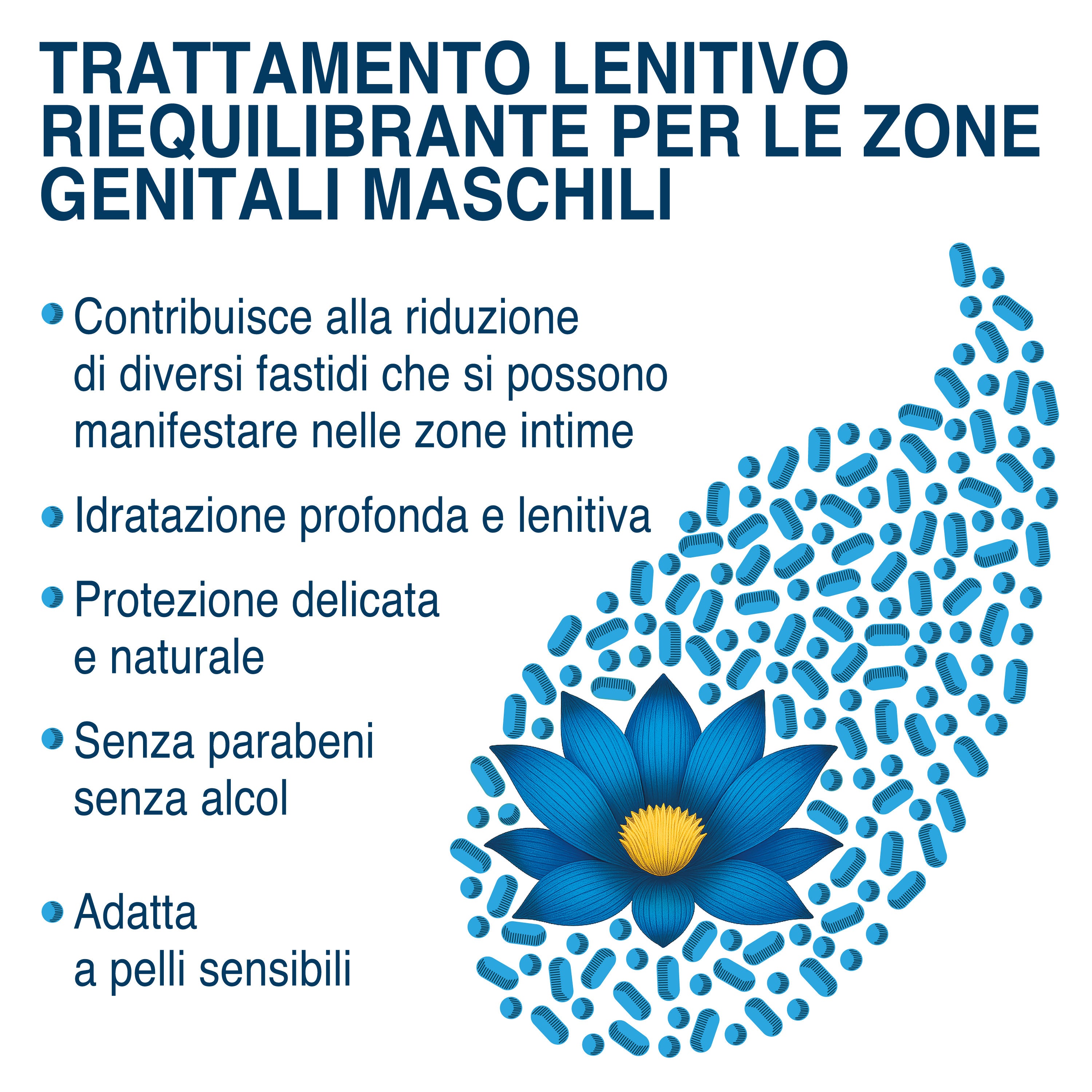 Crema Intima Uomo Lenitiva con Probiotici e Attivi Naturali