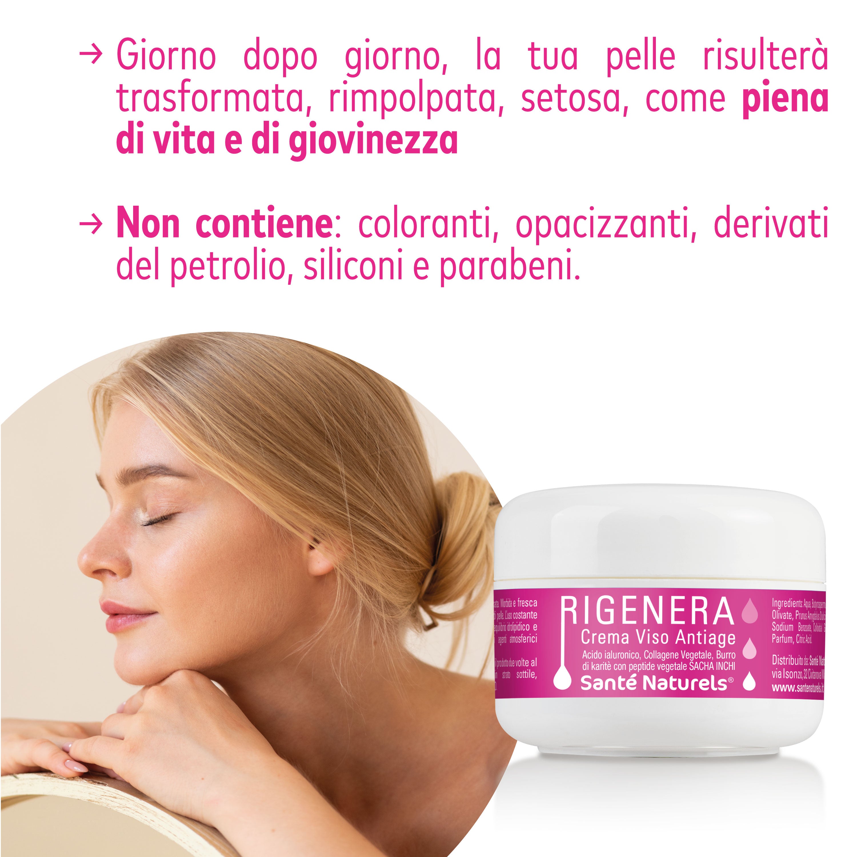 Rigenera – Anti-Aging Face Cream with Peptides 100 ml