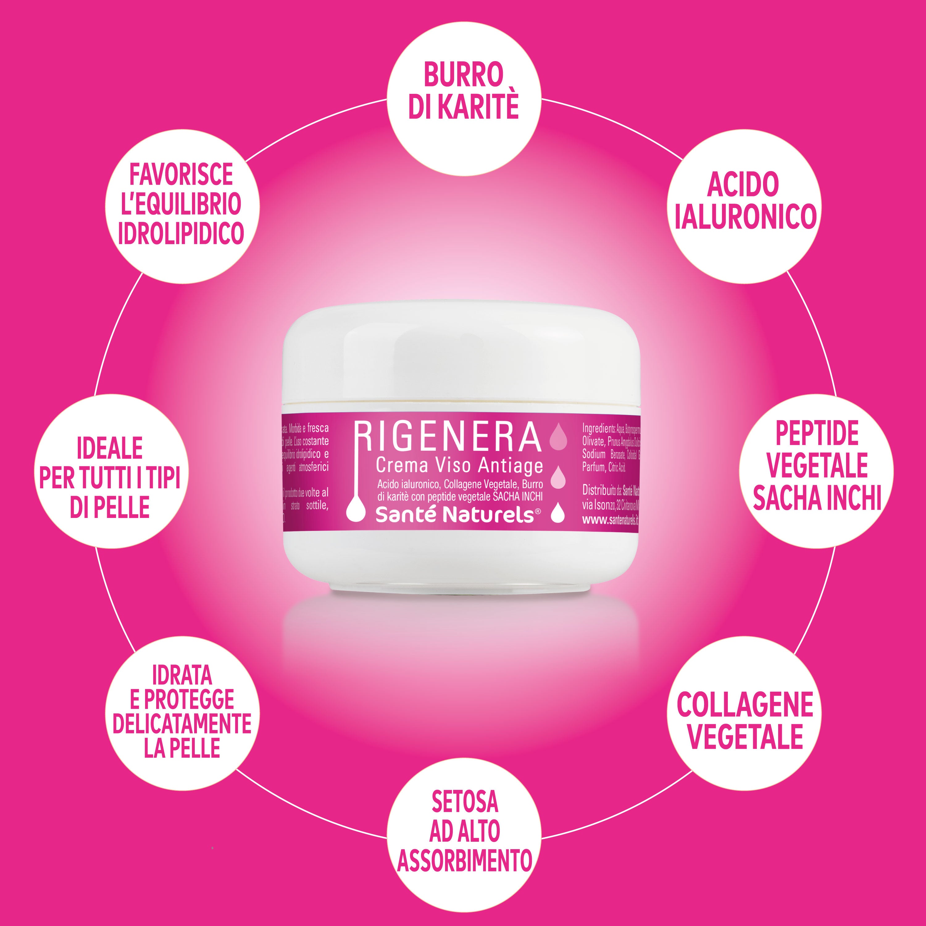Rigenera – Anti-Aging Face Cream with Peptides 100 ml