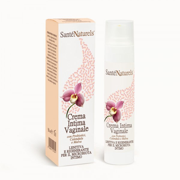Crema Íntima Vaginal con Probióticos, Ácido Hialurónico, Manosa, Caléndula y Malva 50 ml