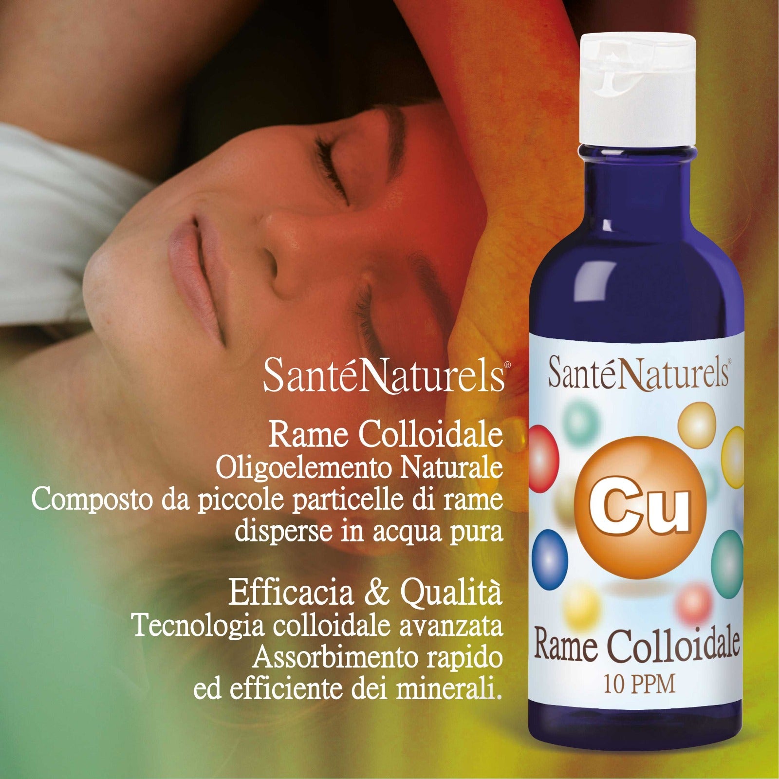 Rame Colloidale Vero® 10 ppm – Oligoelemento Particellare ad Alta Purezza