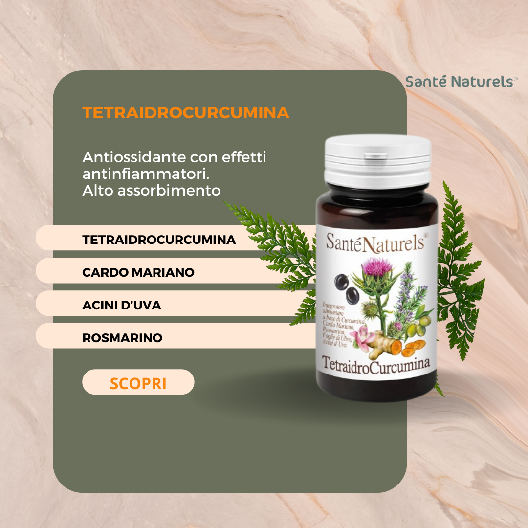 TetraIdroCurcumina Potenziata in Capsule Altissimo Assorbimento