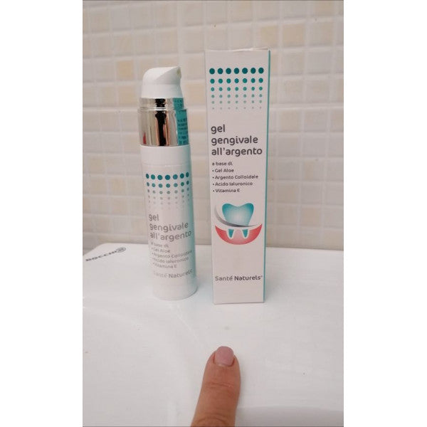 Gel Gengivale Argento Colloidale Vero®, Acido Ialuronico, Aloe, Vitamina E
