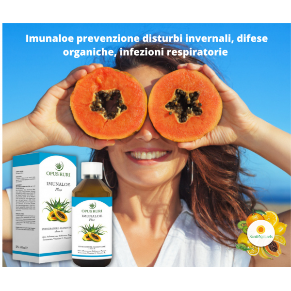 ImunAloe Sciroppo per le Difese Immunitarie, prevenzione disturbi invernali, difese organiche, infezioni respiratorie