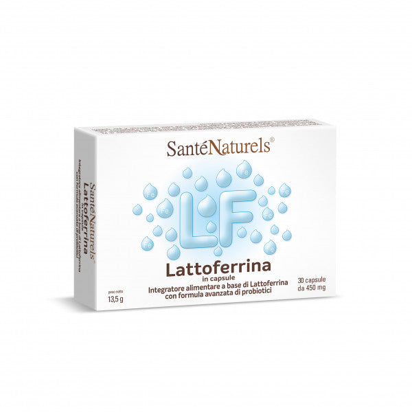Lattoferrina + Probiotici in Capsule Vegetali. 450 mg. Azione Antivirale Antibatterica