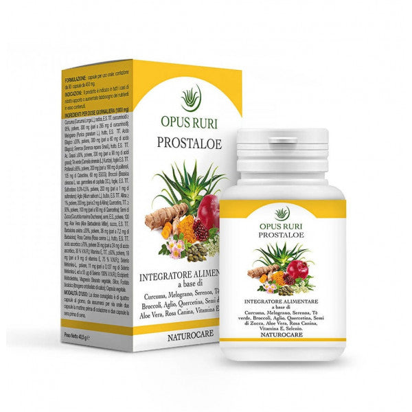 Prostaloe Capsule Prevenzione e Trattamento Prostatite e Ipertrofia Prostatica