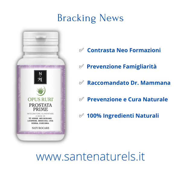 Prostata Prime Capsule Prevenzione Neo formazioni, Prostatiti, Infiammazioni