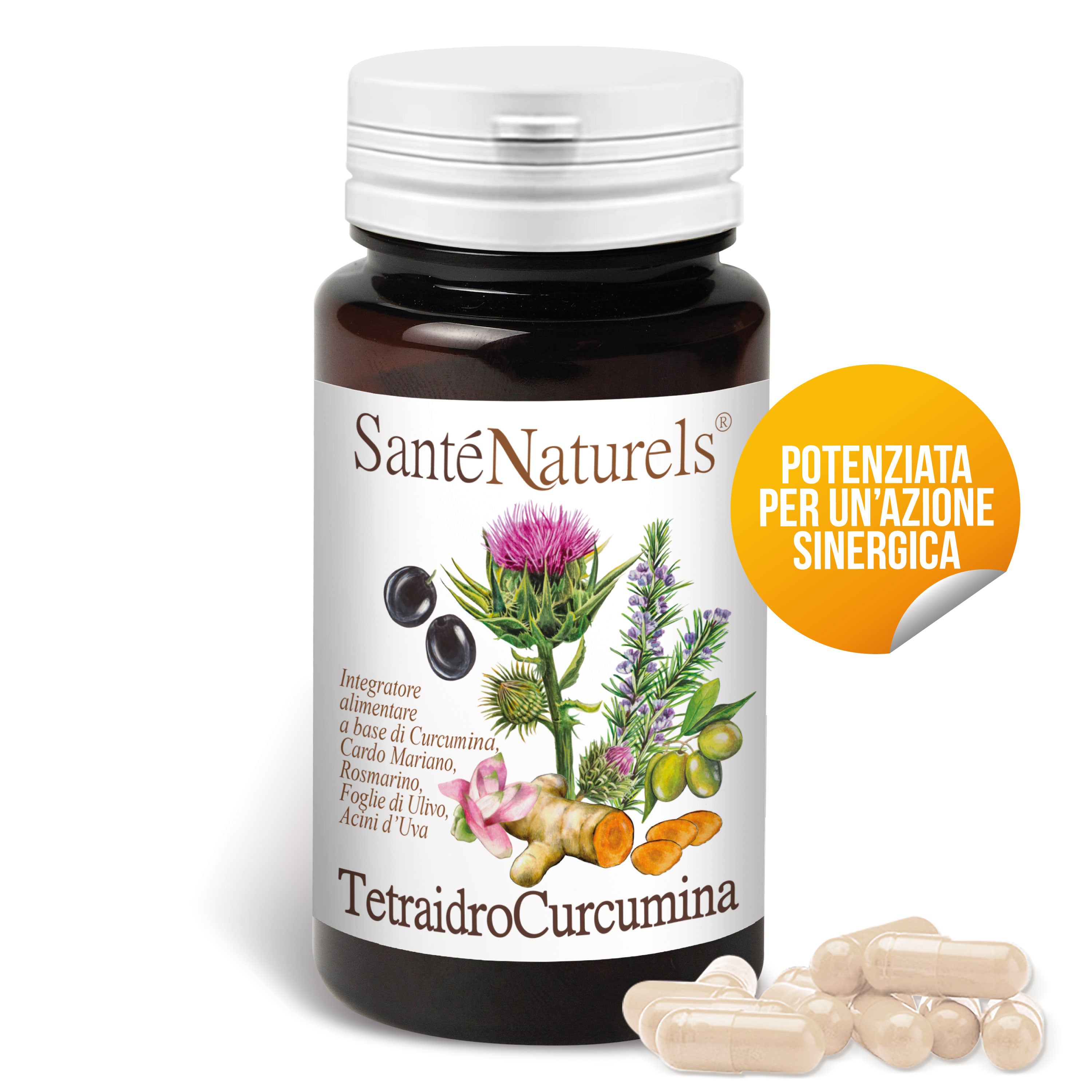 TetraIdroCurcumina Potenziata in Capsule Altissimo Assorbimento
