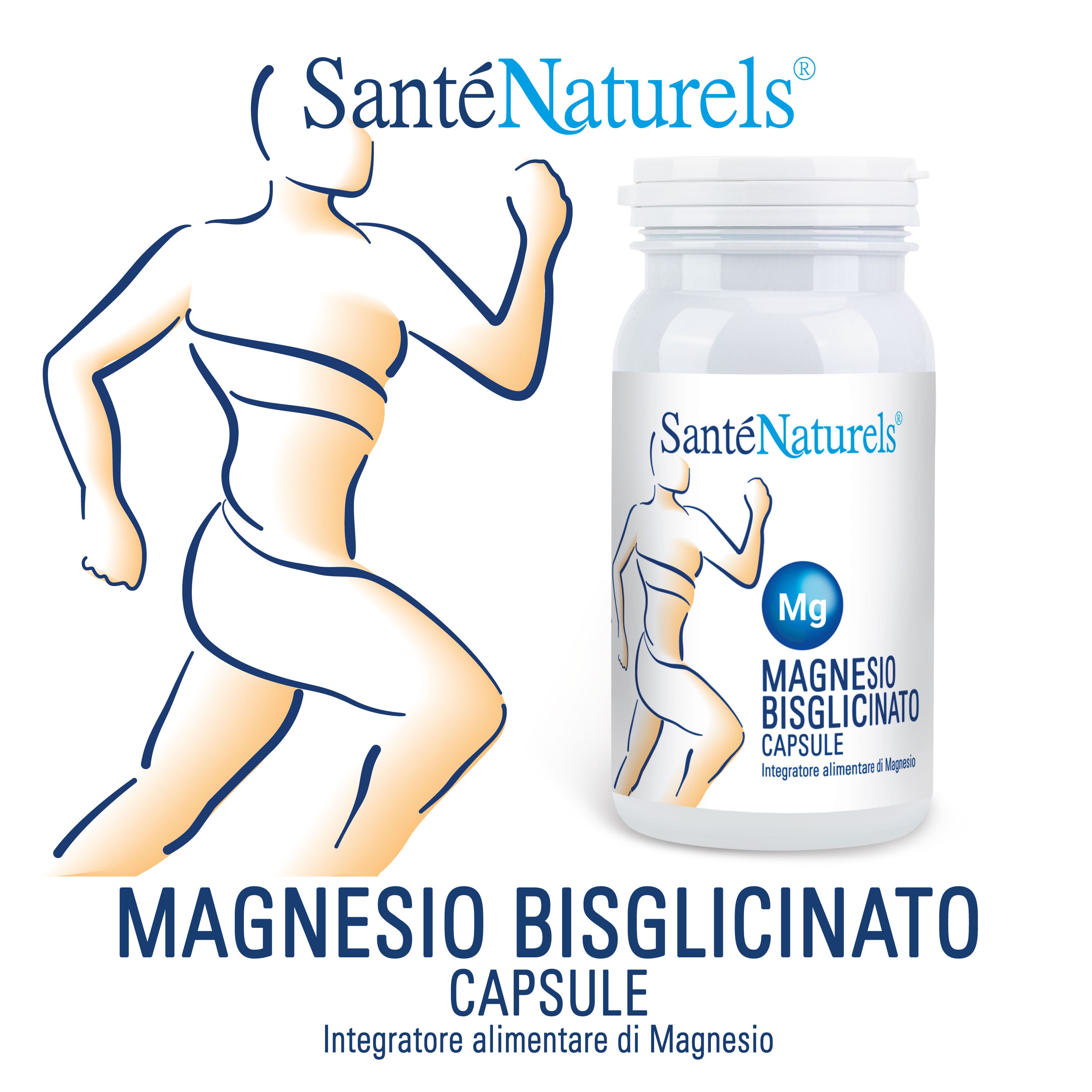 Magnesio Bisglicinato Chelato ad Alta Biodisponibilità – 250 Capsule