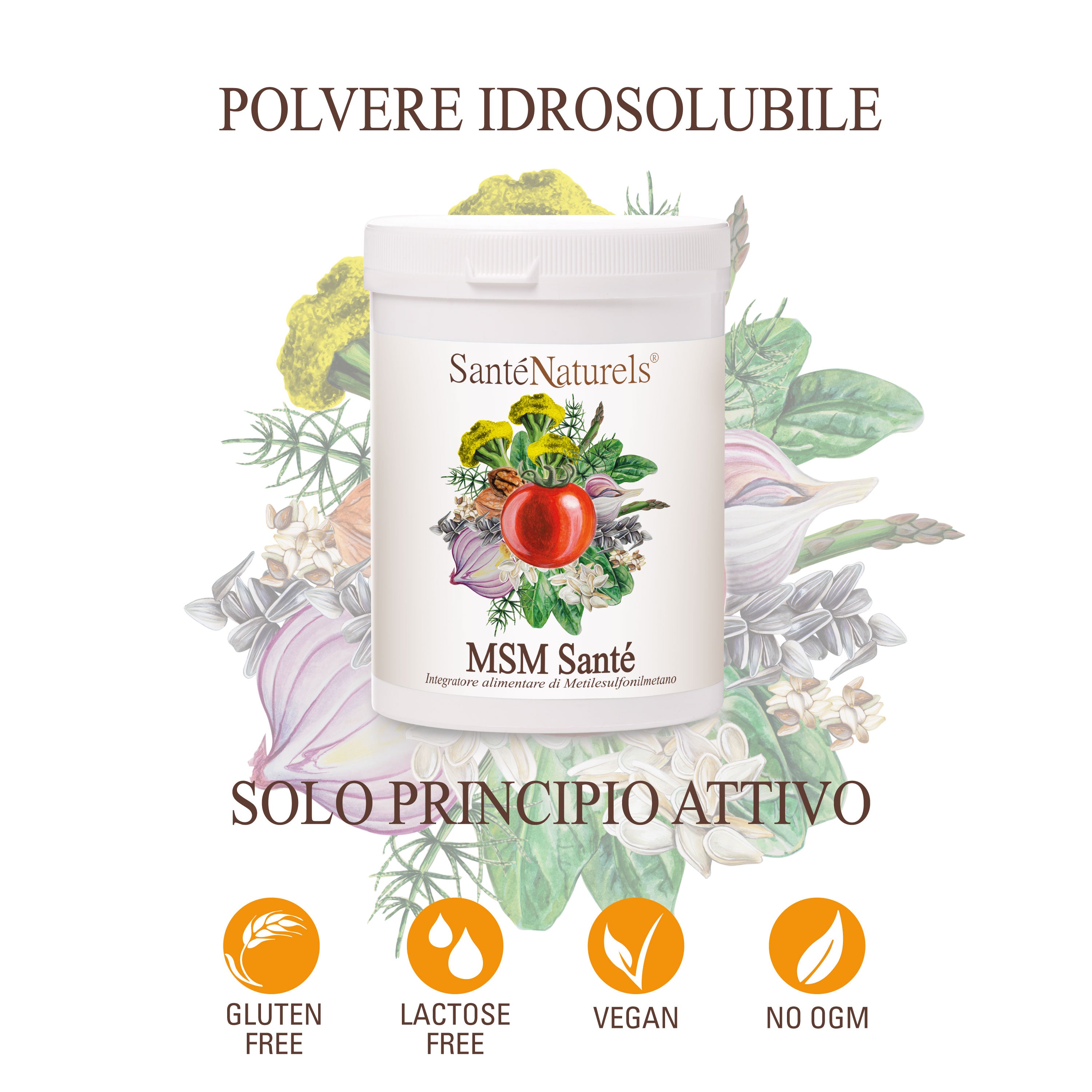 MSM per Ossa, Capelli, Unghie e Articolazioni – Metilsulfonilmetano Puro in Polvere 500 g