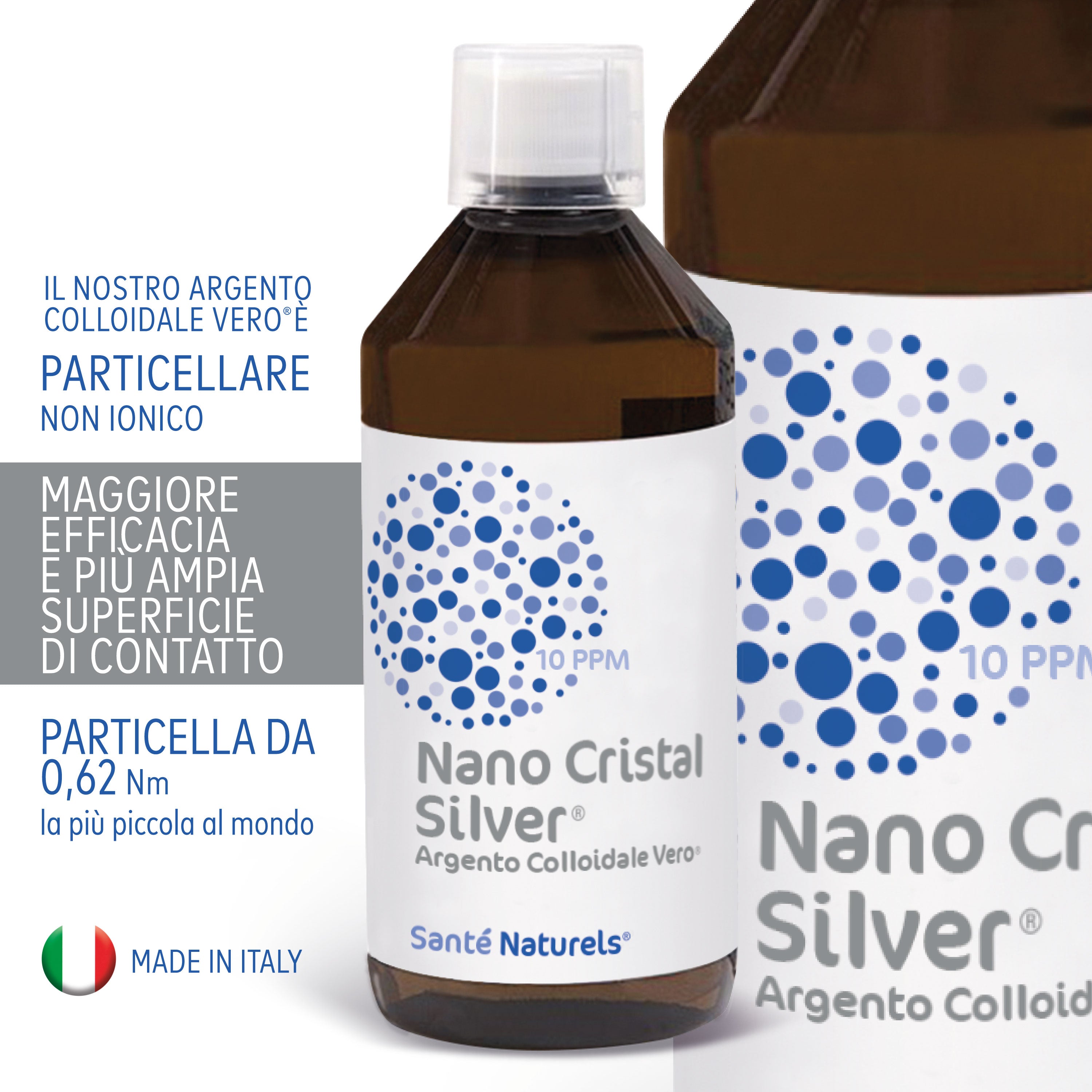 Nano Cristal Silver – Soluzione di Argento Colloidale Particellare