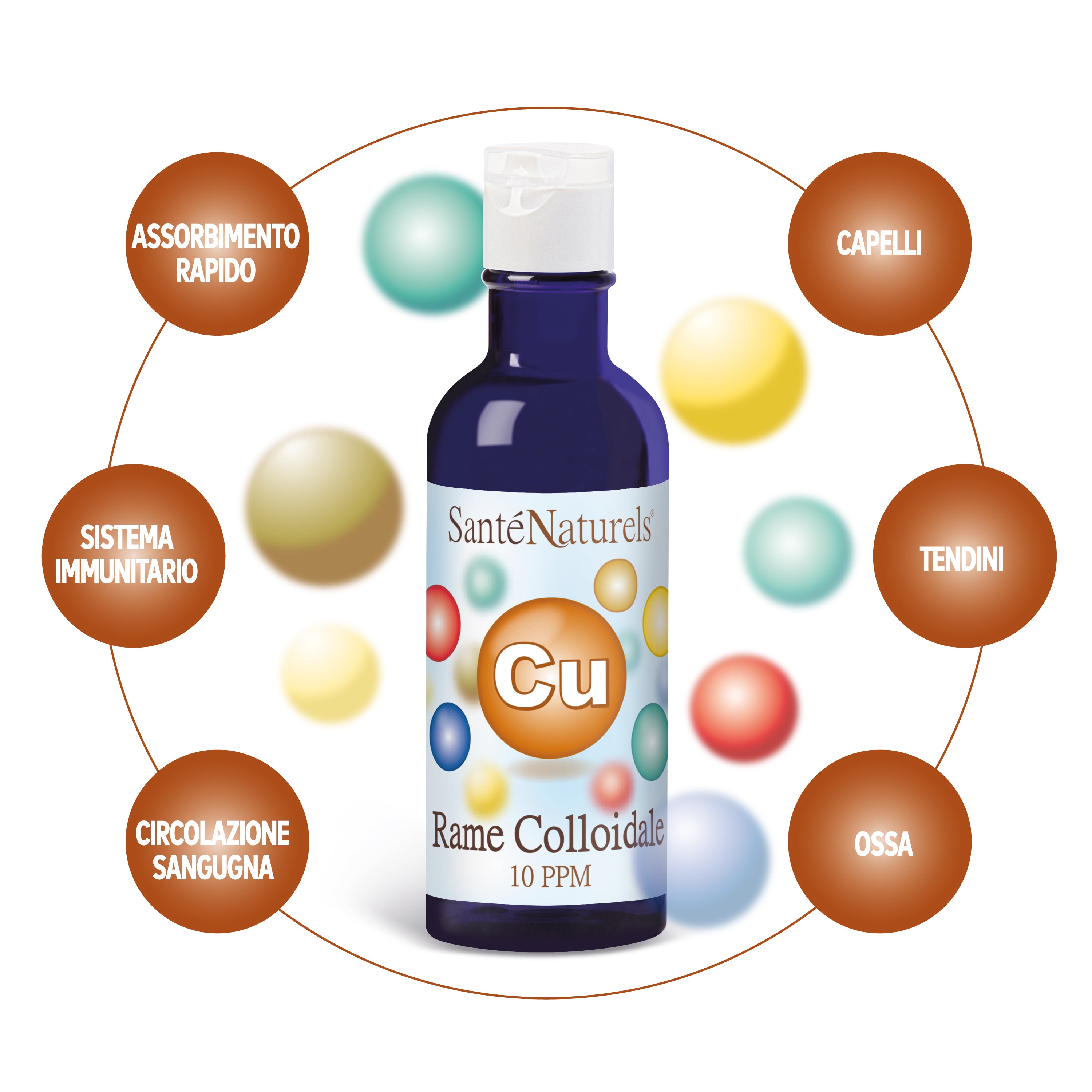 Rame Colloidale Vero® 10 ppm – Oligoelemento Particellare ad Alta Purezza