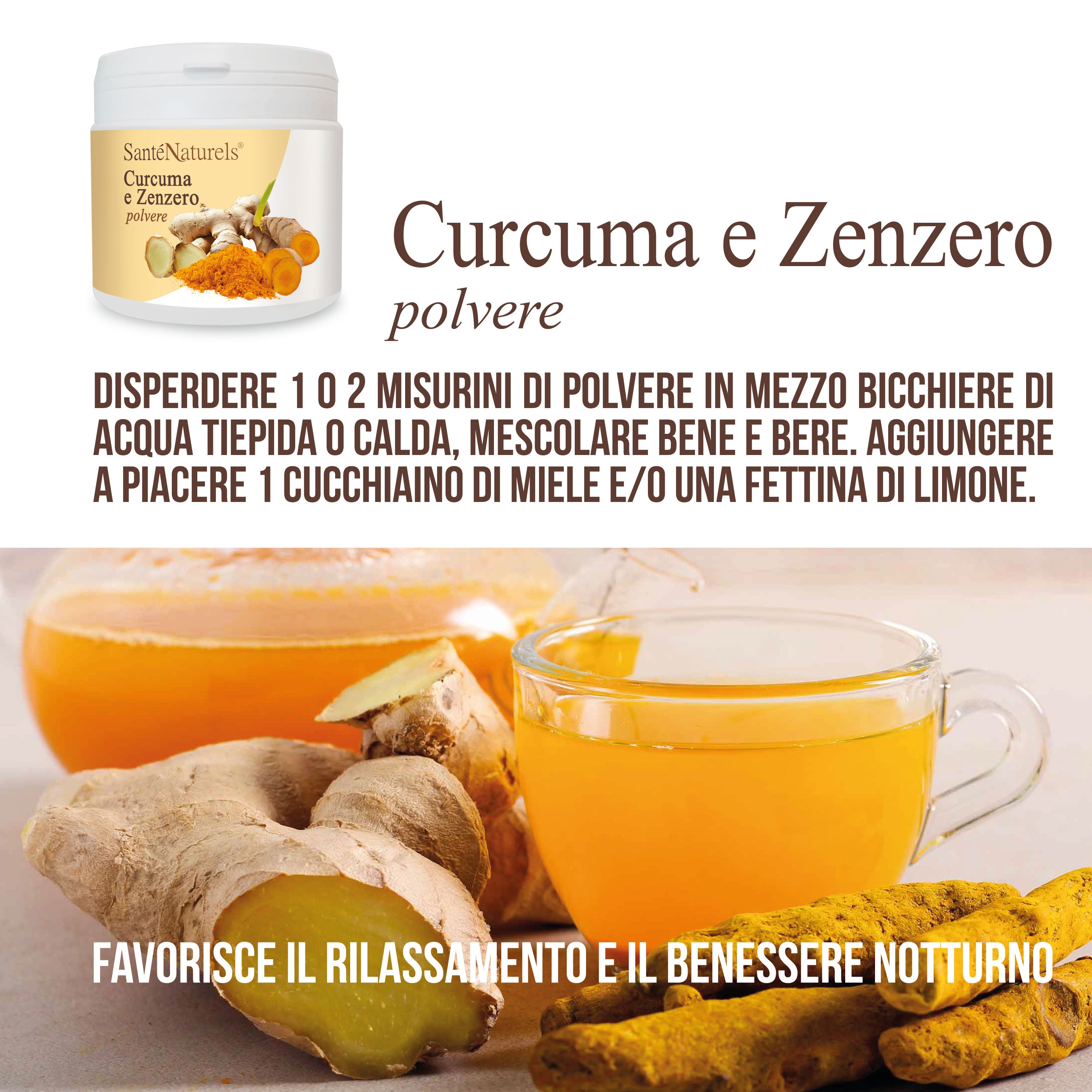 Preparato per Infuso Curcuma e Zenzero in Polvere - 200g