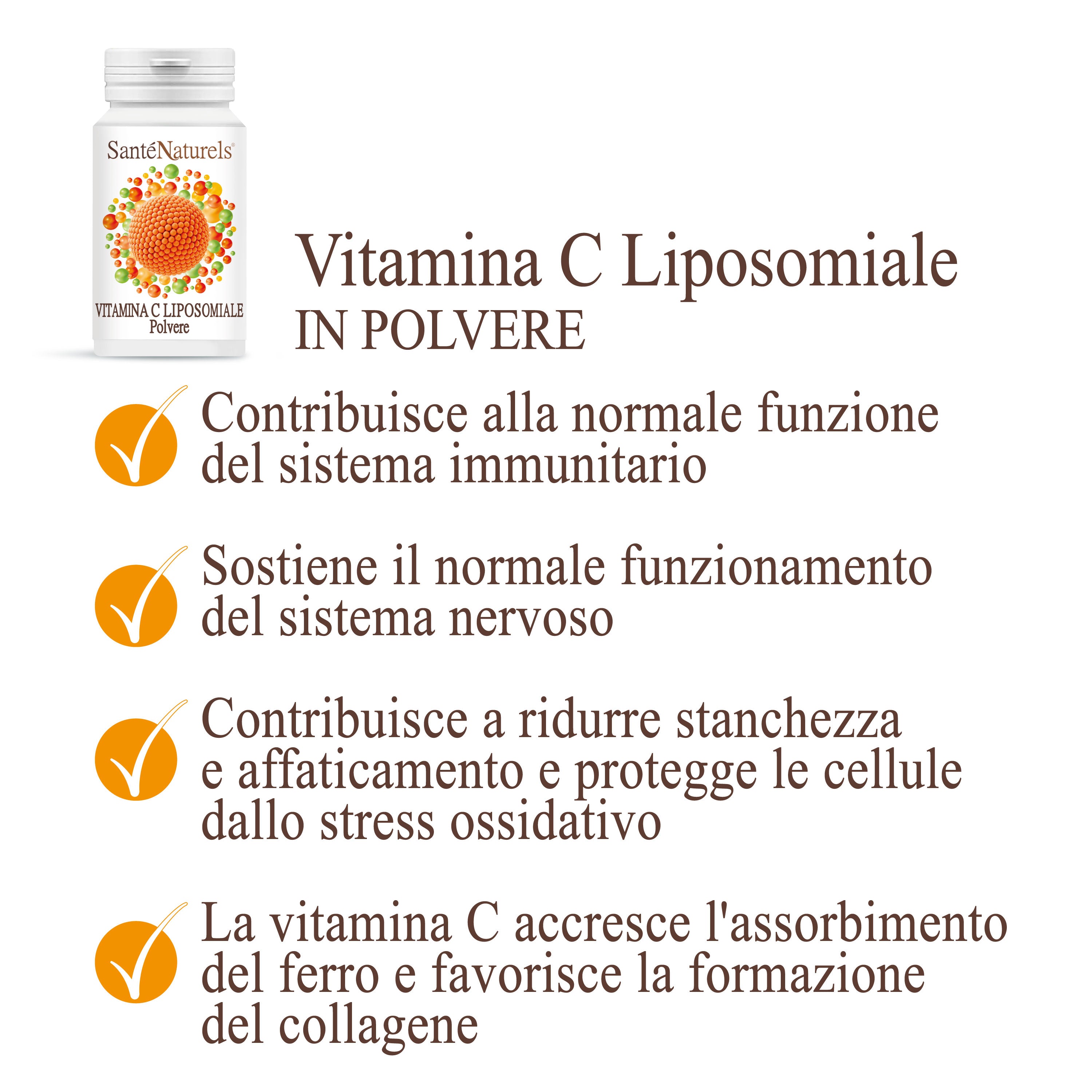 Vitamina C Liposomiale 100 grammi Polvere