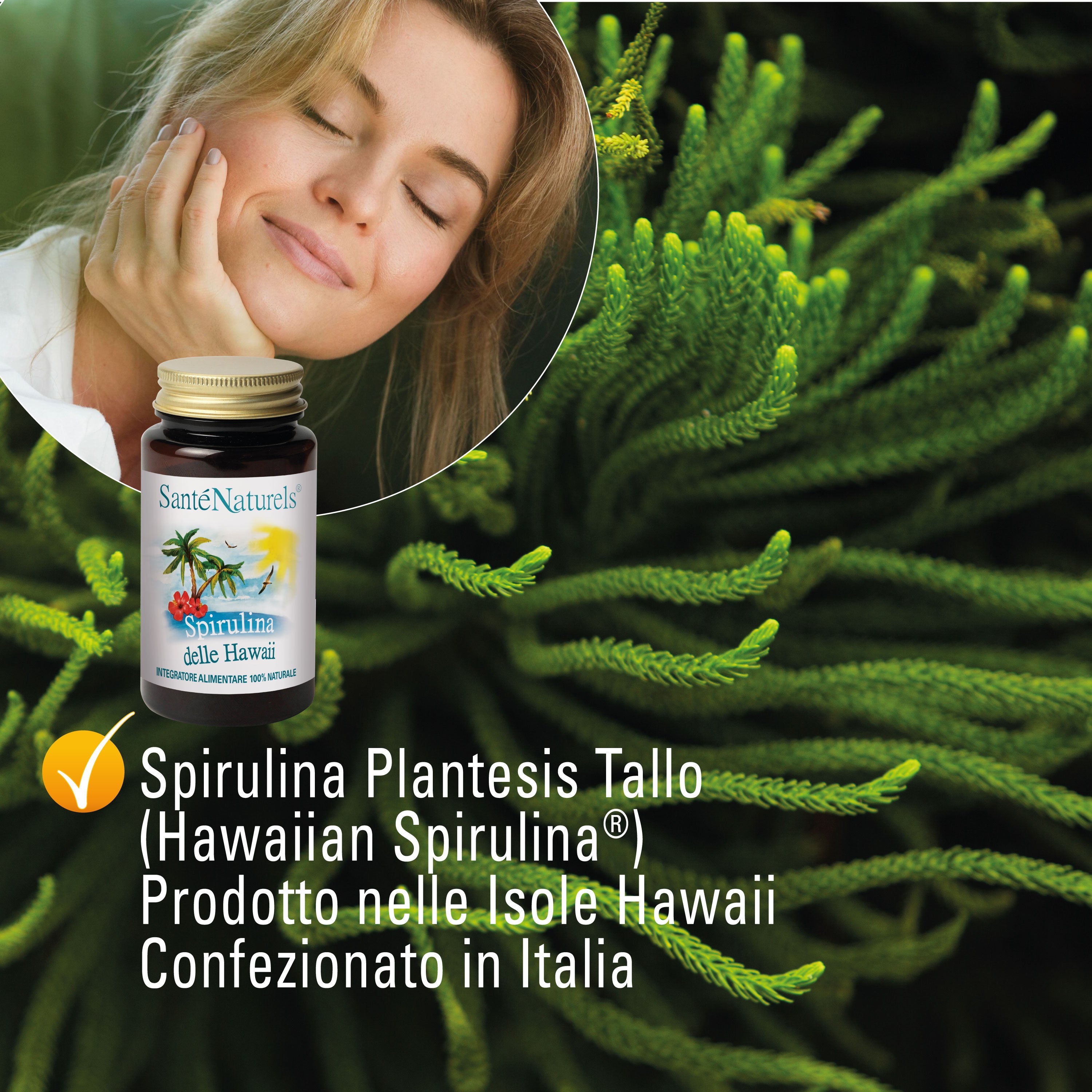 Spirulina delle Hawaii – Integratore Naturale Completo | 200 Compresse da 500 mg