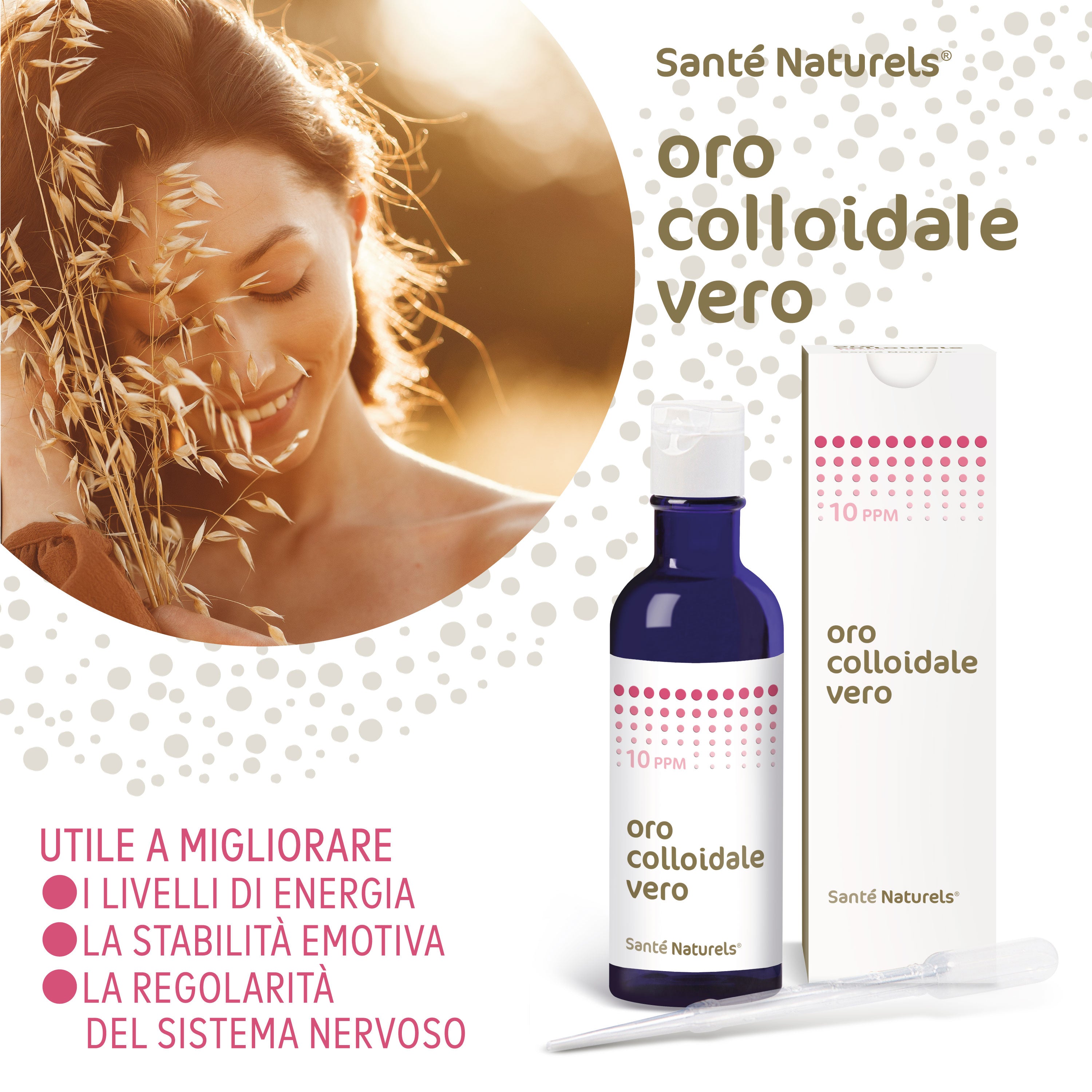 Verdadero oro coloidal 10 y 20 ppm. Diferentes formatos