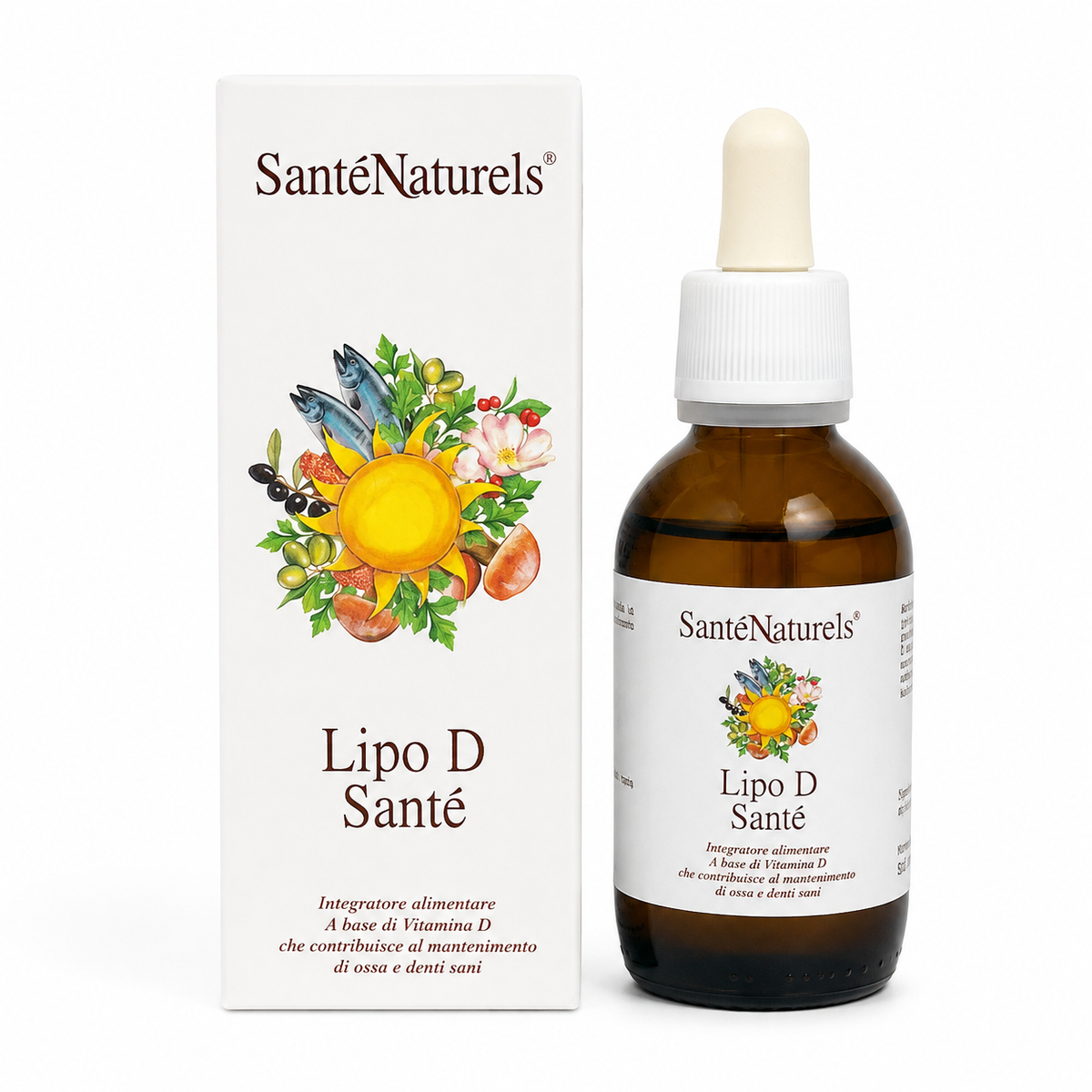 Vitamina D3 Vegetale in Oli Pregiati e Omega 3-6-9 - Contenuto 50 ml