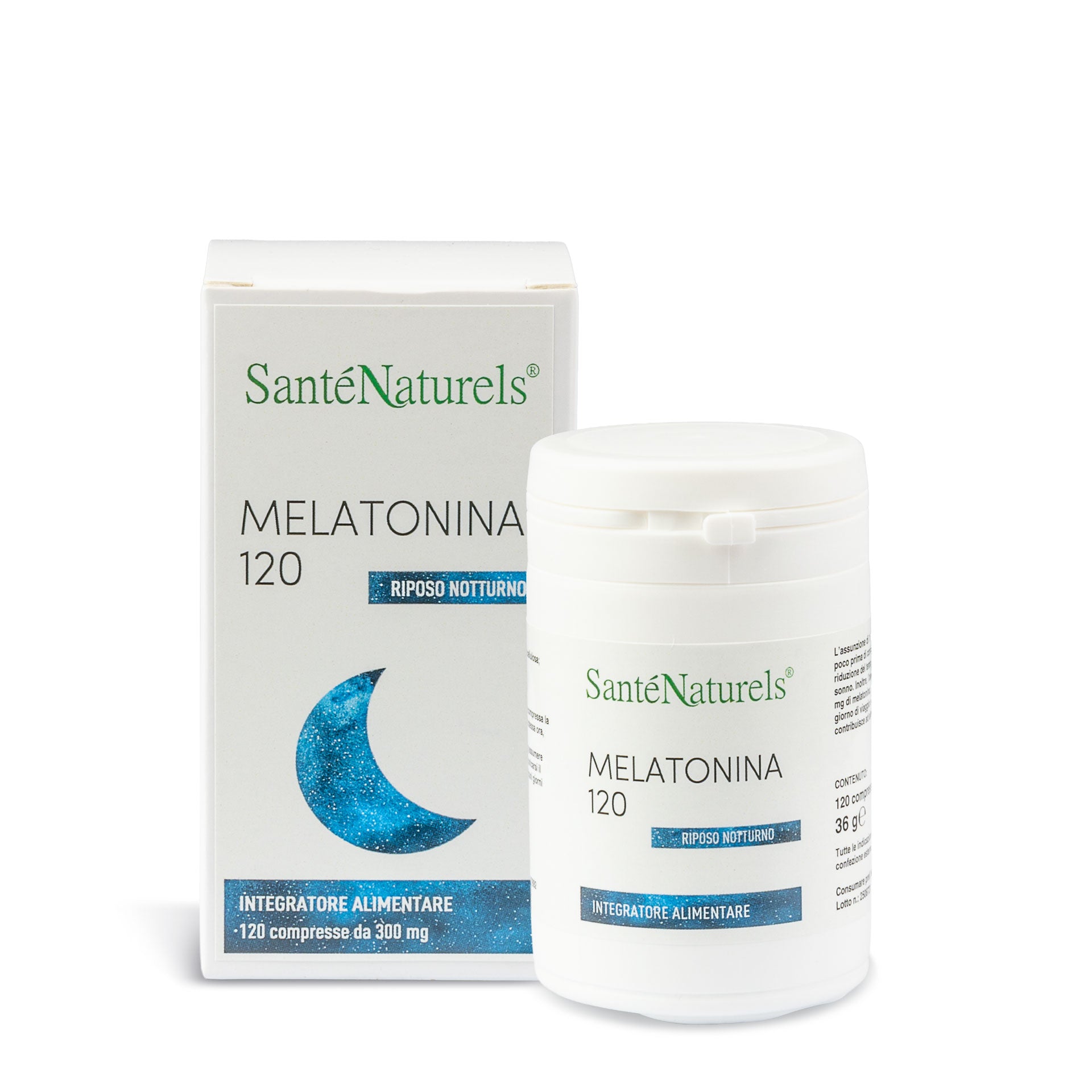 Melatonina 1 mg 120 Compresse – Integratore per Addormentamento e Regolarità del Sonno