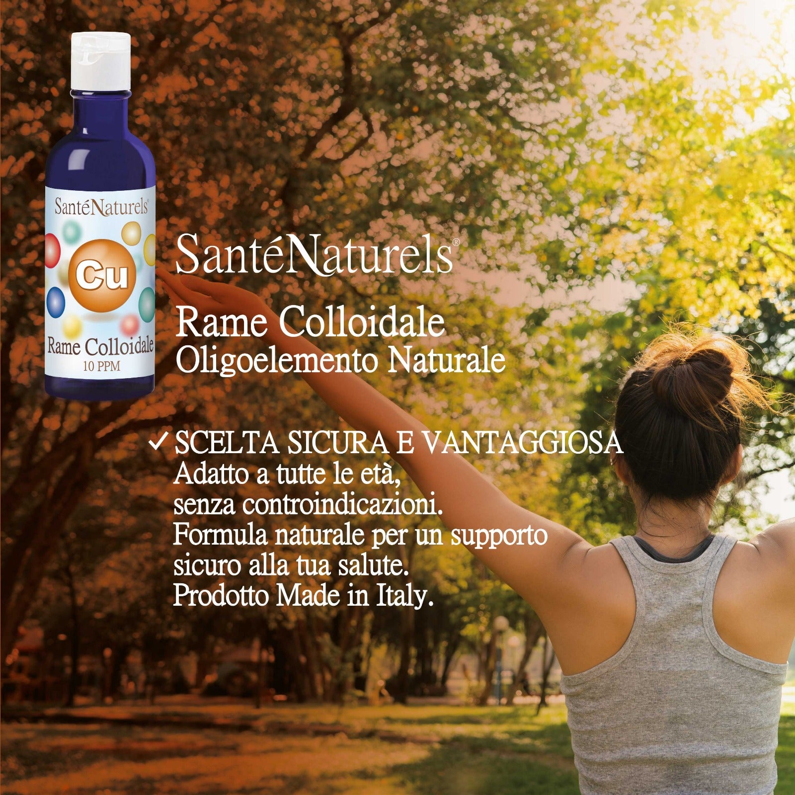 Rame Colloidale Vero® 10 ppm – Oligoelemento Particellare ad Alta Purezza