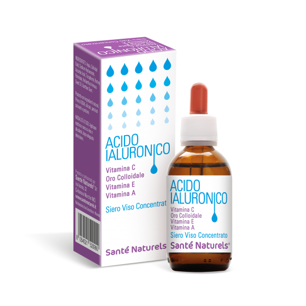 Hyaluronic Acid in Colloidal Gold with Vitamin C, E, A 30 ml 
