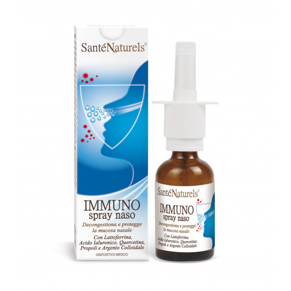 Immuno Spray Nose with Hyaluronic Acid, Lactoferrin, Quercetin, Propolis, Colloidal Silver, Aloe 30 ml