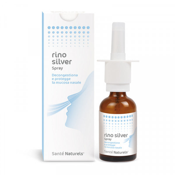 Rino Silver - Spray Naso Decongestionante Con Argento Colloidale Vero® 30 ml